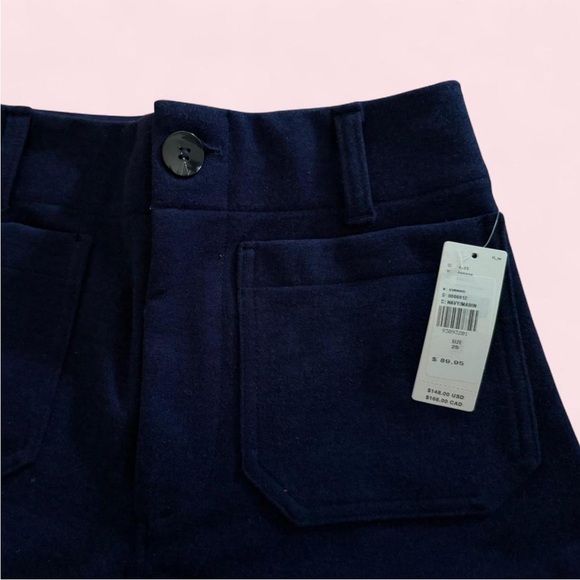 THE COLETTE BRUSHED KNIT CROP WIDE-LEG PANTS BY MAEVE - Picture 4 of 4